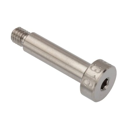 Shoulder Screw, 5g6g Thr Sz, 4.5mm Thr Lg, 18 mm Shoulder Lg, 316 Stainless Steel MPN:STR602M5X18