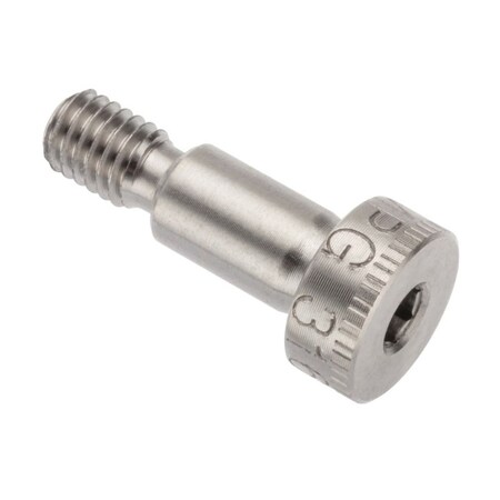 Shoulder Screw, 5g6g Thr Sz, 8mm Thr Lg, 10 mm Shoulder Lg, 316 Stainless Steel MPN:STR602M6X10-SHORT