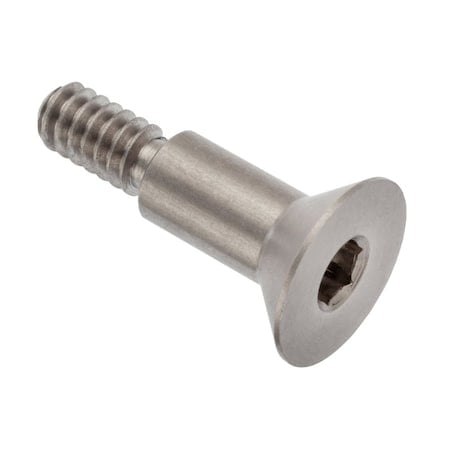 Shoulder Screw, #10-24 Thr Sz, 3/8 Thr Lg, 3/8 in Shoulder Lg, 18-8 Stainless Steel MPN:STR63014C06