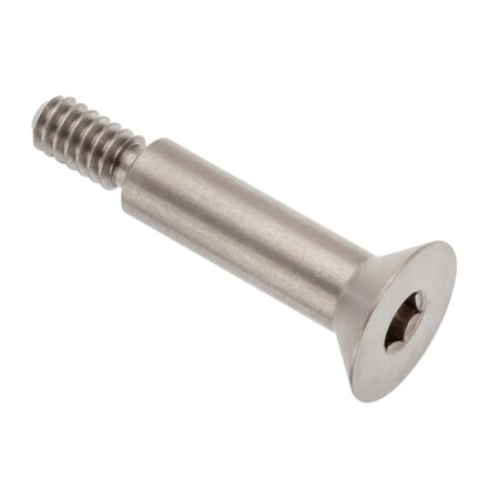 Shoulder Screw, #10-24 Thr Sz, 3/8 Thr Lg, 3/4 in Shoulder Lg, 18-8 Stainless Steel MPN:STR63014C12