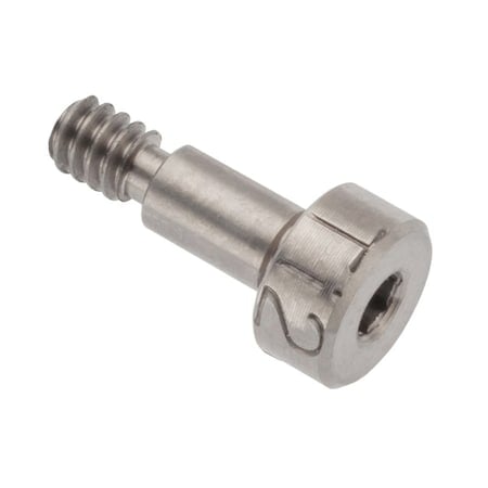 Shoulder Screw, 3A Thr Sz, 5/32 Thr Lg, 7/32 in Shoulder Lg, Titanium MPN:STR70518C03.5-1