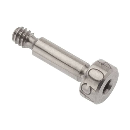 Shoulder Screw, 3A Thr Sz, 5/32 Thr Lg, 3/8 in Shoulder Lg, Monel MPN:STR71018C06