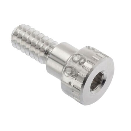 Shoulder Screw, 3A Thr Sz, 3/8 Thr Lg, 1/8 in Shoulder Lg, Aluminum MPN:STR72014C02-1