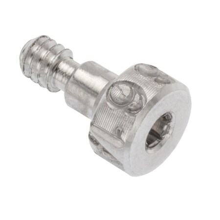 Shoulder Screw, 3A Thr Sz, 5/32 Thr Lg, 1/8 in Shoulder Lg, Aluminum MPN:STR72018C02