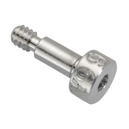 Shoulder Screw, 3A Thr Sz, 5/32 Thr Lg, 1/4 in Shoulder Lg, Aluminum MPN:STR72018C04