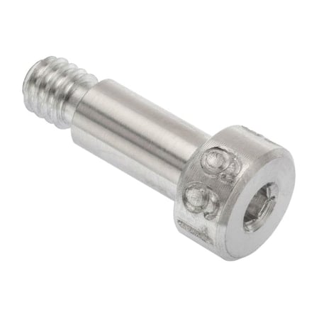 Shoulder Screw, 3A Thr Sz, 3/16 Thr Lg, 3/8 in Shoulder Lg, Aluminum MPN:STR72031C06