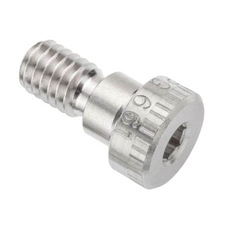 Shoulder Screw, 3A Thr Sz, 1/2 Thr Lg, 1/4 in Shoulder Lg, Aluminum MPN:STR72038C04-1