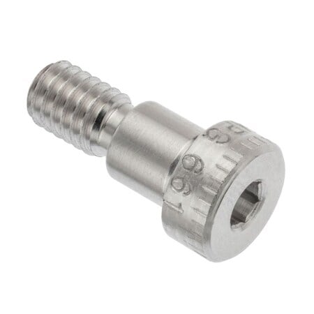 Shoulder Screw, 3A Thr Sz, 1/2 Thr Lg, 3/8 in Shoulder Lg, Aluminum MPN:STR72038C06-1
