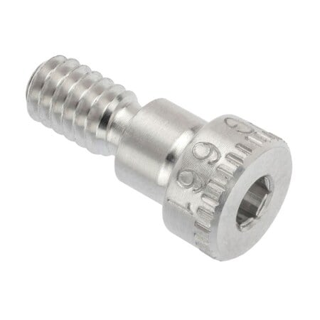 Shoulder Screw, 3A Thr Sz, 7/16 Thr Lg, 1/4 in Shoulder Lg, Aluminum MPN:STR72051C04-1