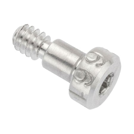 Shoulder Screw, 3A Thr Sz, 3/16 Thr Lg, 3/16 in Shoulder Lg, Aluminum MPN:STR72053C03-1
