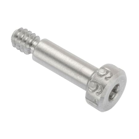 Shoulder Screw, 3A Thr Sz, 3/16 Thr Lg, 7/16 in Shoulder Lg, Aluminum MPN:STR72053C07-1