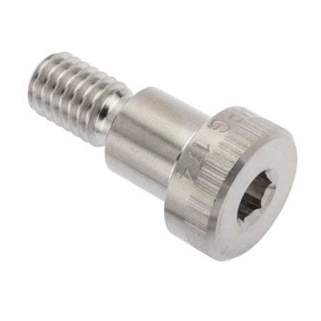 Shoulder Screw, 3A Thr Sz, 5/8 Thr Lg, 1/2 in Shoulder Lg, Stainless Steel MPN:STR74412C08
