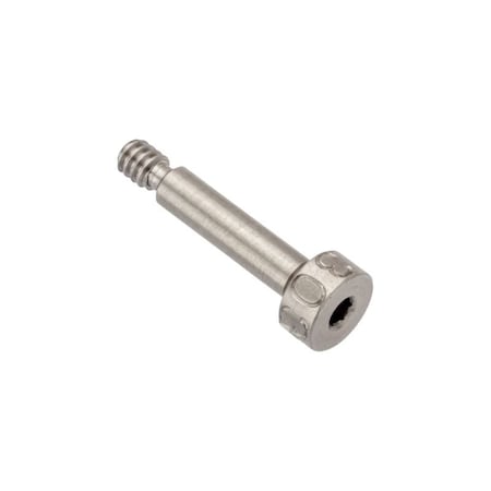 Shoulder Screw, 3A Thr Sz, 5/32 Thr Lg, 1/2 in Shoulder Lg, 18-8 Stainless Steel MPN:STR78818C08