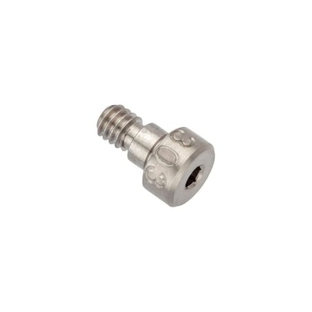 Shoulder Screw, 3A Thr Sz, 3/16 Thr Lg, 1/8 in Shoulder Lg, 18-8 Stainless Steel MPN:STR78831C02