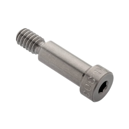 Shoulder Screw, 3A Thr Sz, 7/16 Thr Lg, 3/4 in Shoulder Lg, 18-8 Stainless Steel MPN:STR78851C12