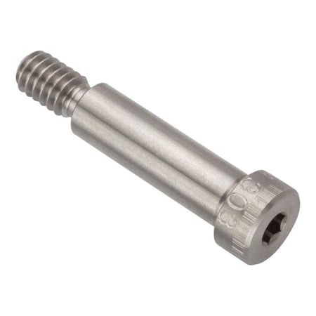 Shoulder Screw, 3A Thr Sz, 7/16 Thr Lg, 1 in Shoulder Lg, 18-8 Stainless Steel MPN:STR78851C16