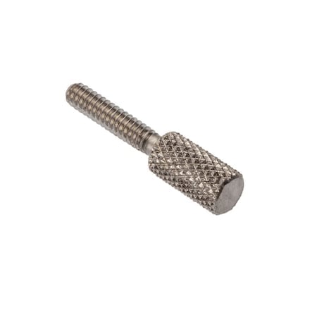 Thumb Screw, #4-40 Thread Size, Knurl Narrow Head, Plain Stainless Steel, 1/2 in Lg MPN:Z0732