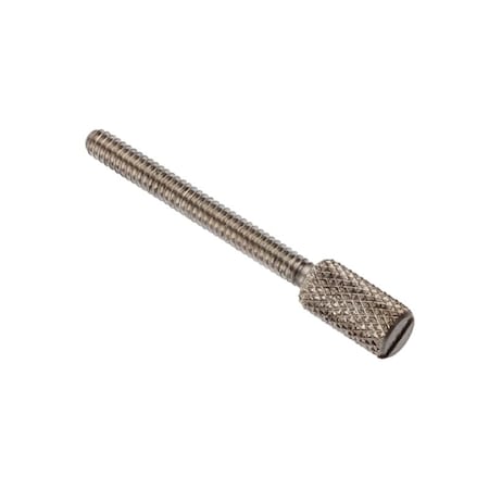 Thumb Screw, #4-40 Thread Size, Slotted, Plain Stainless Steel, 1 in Lg MPN:Z0736SL