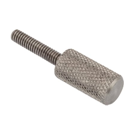 Thumb Screw, #4-48 Thread Size, Knurl Narrow Head, Plain Stainless Steel, 1/2 in Lg MPN:Z0739