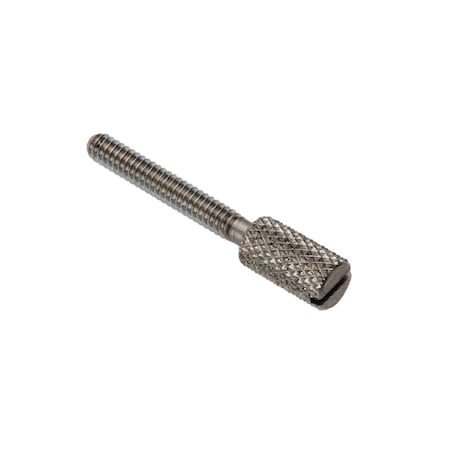 Thumb Screw, #4-48 Thread Size, Slotted, Plain Stainless Steel, 1 in Lg MPN:Z0743SL