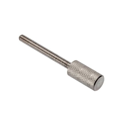 Thumb Screw, #8-32 Thread Size, Knurl Narrow Head, Plain Stainless Steel, 1/2 in Lg MPN:Z0760