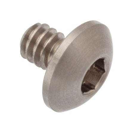 #10-24 Socket Head Cap Screw, Button, Plain 18-8 Stainless Steel, 1/4 in Length MPN:Z1838