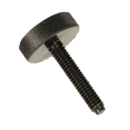 Thumb Screw, #10-32 Thread Size, Round, Black Oxide Steel, 2 in Lg MPN:Z2145