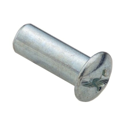 Combo Barrel, #6-32, 1/2 in Brl Lg, 3/16 in Brl Dia, Steel Zinc Plated MPN:Z4106