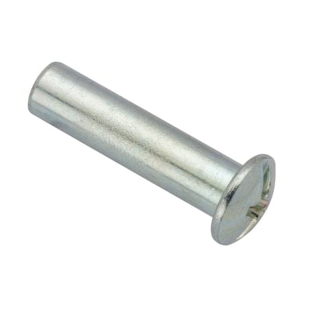 Combo Barrel, #6-32, 3/4 in Brl Lg, 3/16 in Brl Dia, Steel Zinc Plated MPN:Z4108