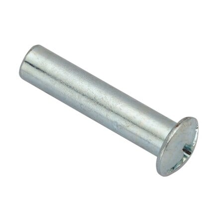 Combo Barrel, #6-32, 7/8 in Brl Lg, 3/16 in Brl Dia, Steel Zinc Plated MPN:Z4109