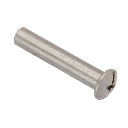 Combo Barrel, #6-32, 1 in Brl Lg, 3/16 in Brl Dia, 18-8 Stainless Steel Unfinished MPN:Z4110SS