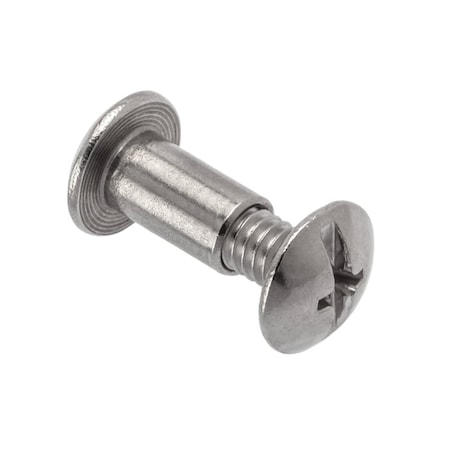 Combo Barrel/Screw, #8-32, 3/4 to 7/8 in Brl Lg, 13/64 in Brl Dia, 316 Stainless Steel Unfinished MPN:Z4128-316SS-PAK