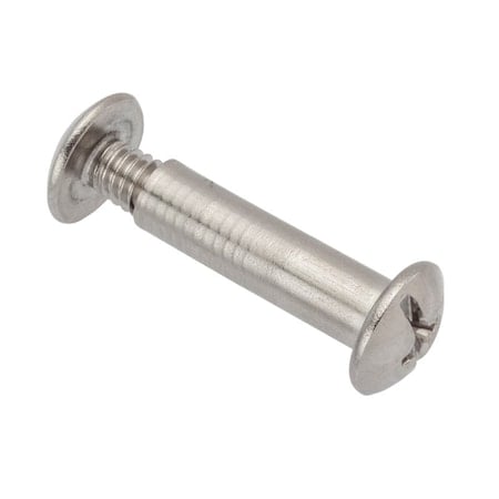 Combo Barrel/Screw, #8-32, 3/4 to 7/8 in Brl Lg, 13/64 in Brl Dia, 18-8 Stainless Steel Unfinished MPN:Z4128SSPAK