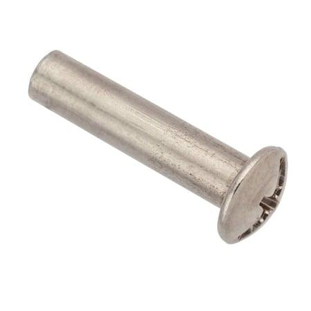 Combo Barrel, #8-32, 7/8 in Brl Lg, 13/64 in Brl Dia, 18-8 Stainless Steel Unfinished MPN:Z4129SS