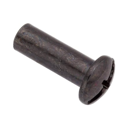Combo Barrel, #10-24, 3/4 in Brl Lg, 1/4 in Brl Dia, Steel Black Zinc Plated MPN:Z4412-BLACK