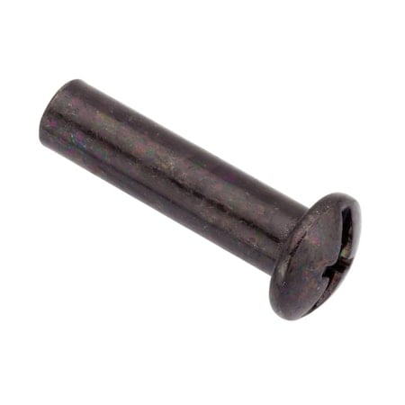 Combo Barrel, #10-24, 1 in Brl Lg, 1/4 in Brl Dia, Steel Black Zinc Plated MPN:Z4416-BLACK