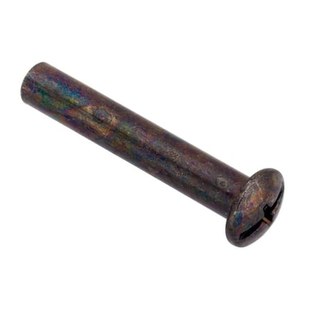 Combo Barrel, #10-24, 1-1/2 in Brl Lg, 1/4 in Brl Dia, Steel Black Zinc Plated MPN:Z4424-BLACK