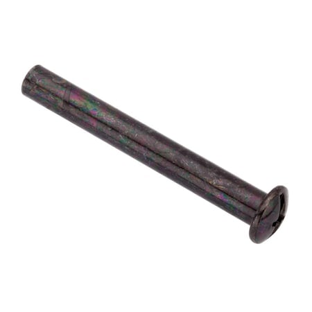 Combo Barrel, #10-24, 2 in Brl Lg, 1/4 in Brl Dia, Steel Black Zinc Plated MPN:Z4432-BLACK