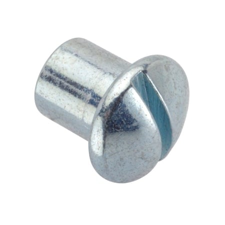 Barrel Nut, #8-32, 3/8 in Brl Lg, 13/64 in Brl Dia, Steel Zinc Plated MPN:Z4500