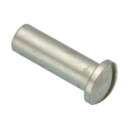 Barrel Nut, #8-32, 3/4 in Brl Lg, 1/4 in Brl Dia, Steel Zinc Plated MPN:Z4510