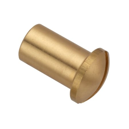 Barrel Nut, #10-32, 1/2 in Brl Lg, 5/16 in Brl Dia, Brass Unfinished MPN:Z4645