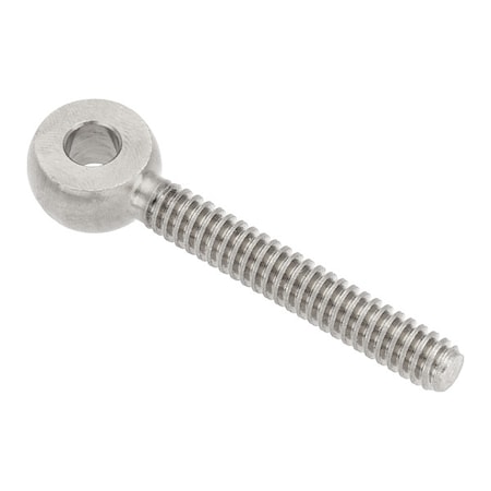 Fixed Rod End, Stainless Steel, Plain, #6-32 Thrd Sz, 3/4 in Thrd Lg MPN:ZEB12-174