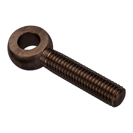 Fixed Rod End, Steel, Black Oxide, 1/2
