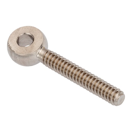 Fixed Rod End, Stainless Steel, Plain, #6-32 Thrd Sz, 1 1/4 in Thrd Lg MPN:ZEB14-174