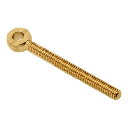 Fixed Rod End, Brass, Plain, 3/8