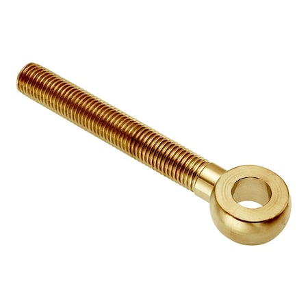 Fixed Rod End, Brass, Plain, M10-1.50 Thrd Sz, 92 mm Thrd Lg MPN:ZEBM10X110-BR
