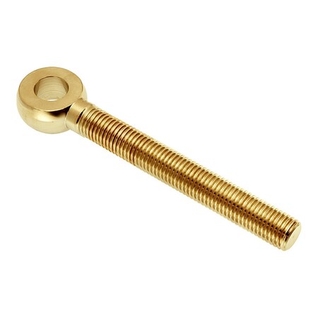 Fixed Rod End, Brass, Plain, M10-1.50 Thrd Sz, 102 mm Thrd Lg MPN:ZEBM10X120-BR