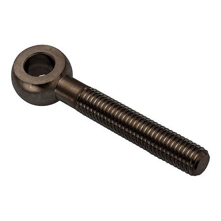 Fixed Rod End, Stainless Steel, Black Oxide, M10-1.50 Thrd Sz, 62 mm Thrd Lg MPN:ZEBM10X80-BLACK