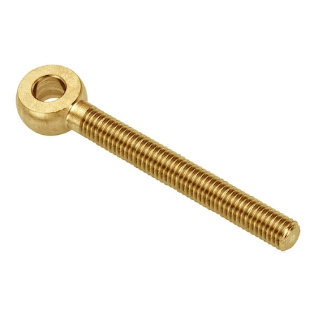 Fixed Rod End, Brass, Plain, M12-1.75 Thrd Sz, 107 mm Thrd Lg MPN:ZEBM12X130-BR