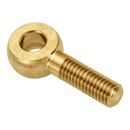 Fixed Rod End, Brass, Plain, M12-1.75 Thrd Sz, 30 mm Thrd Lg MPN:ZEBM12X50-BR